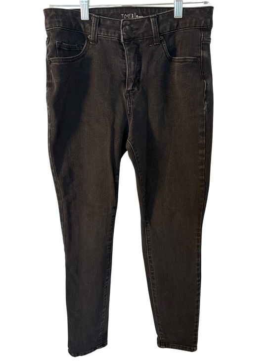 Time and Tru Denim - Time and Tru Black Petite High-Rise Skinny Jeans